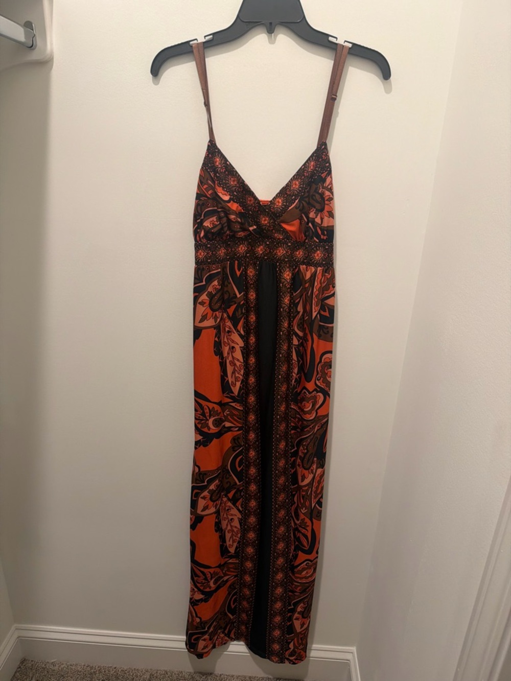Snap Floral Patterned Dress~Size M